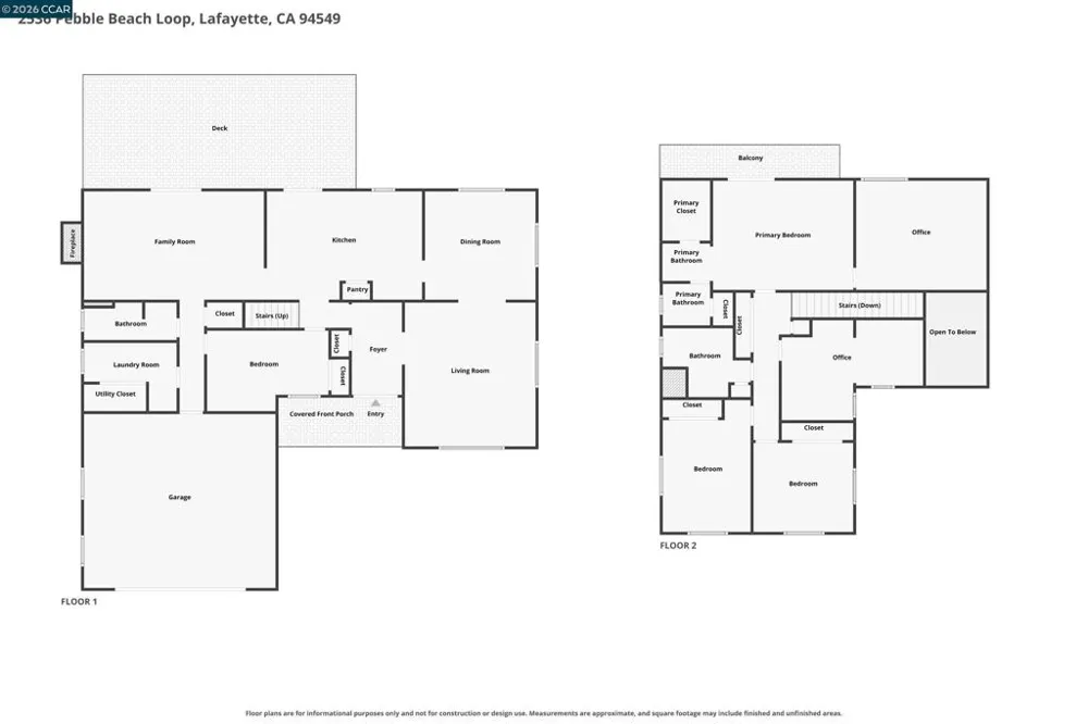 2536 Pebble Beach Loop Lafayette, CA 94549