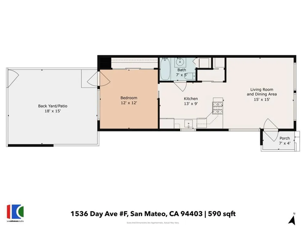 1536 Day Avenue #F San Mateo, CA 94403