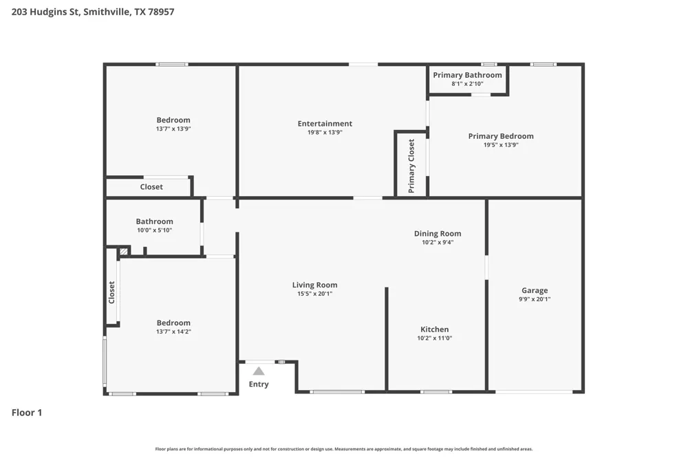 203 Hudgins Street Smithville, TX 78957