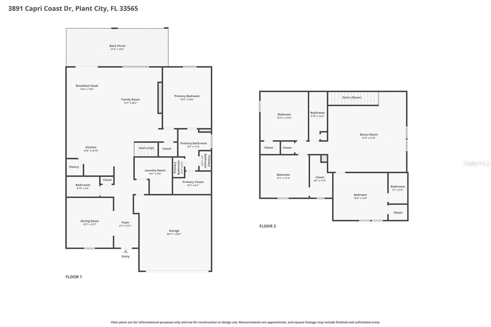 3891 CAPRI COAST DRIVE Plant City, FL 33565