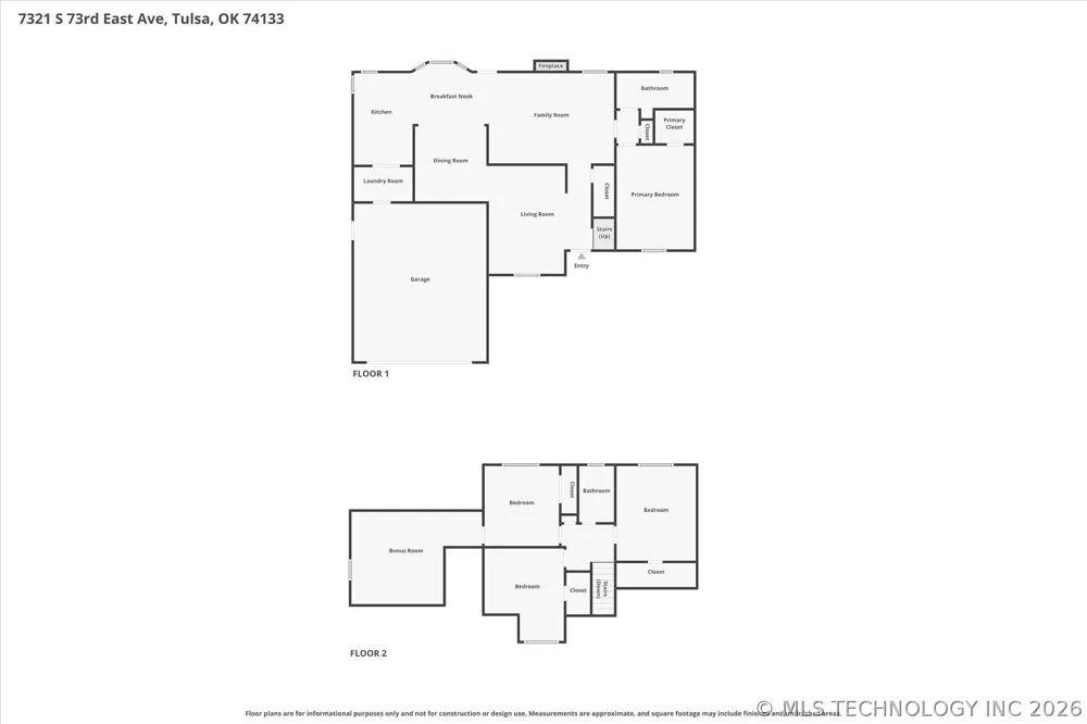 7321 S 73rd East Avenue Tulsa, OK 74133