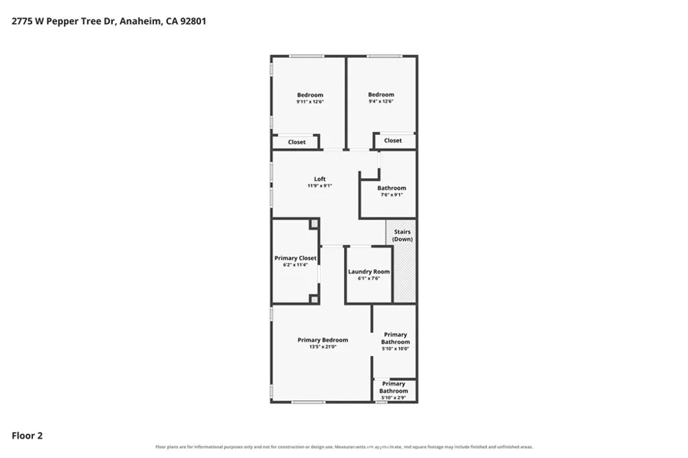 2775 W Pepper Tree #14 Anaheim, CA 92801