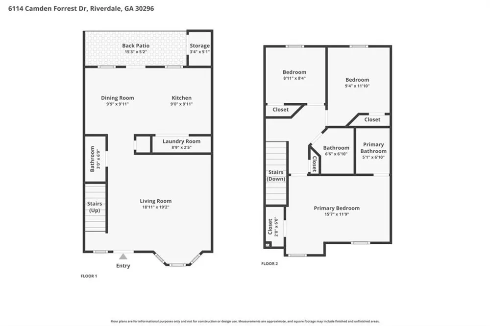 6114 Camden Forrest Drive Riverdale, GA 30296