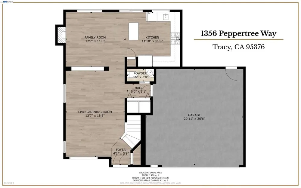 1356 Peppertree Way Tracy, CA 95376