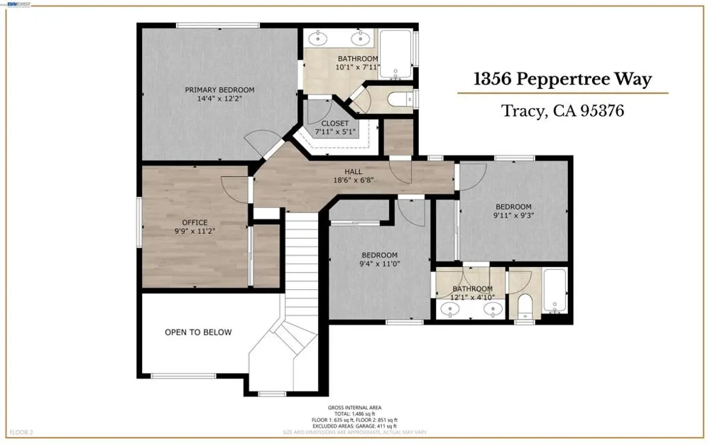 1356 Peppertree Way Tracy, CA 95376