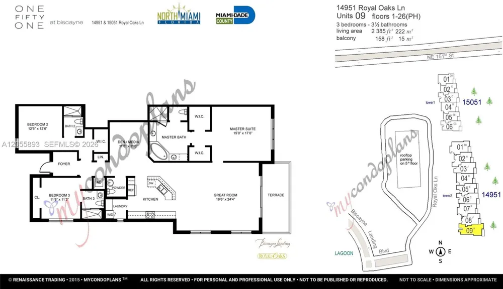 14951 Royal Oaks Ln #409 North Miami, FL 33181