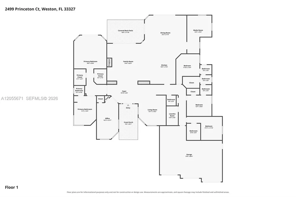 2499 Princeton Ct Weston, FL 33327
