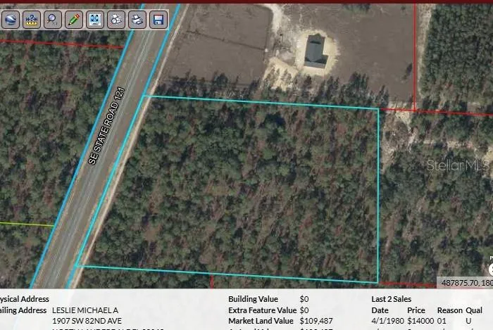 SE STATE ROAD 121 STREET Morriston, FL 32668