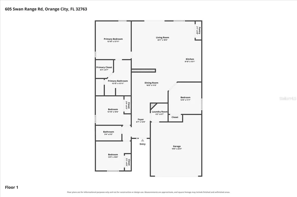 605 SWAN RANGE ROAD Orange City, FL 32763
