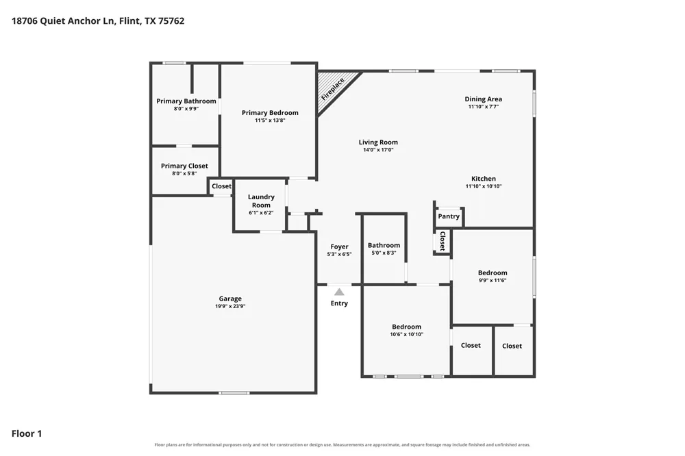 18706 Quiet Anchor Lane Flint, TX 75762