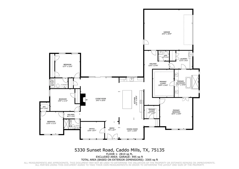 5330 Sunset Road Caddo Mills, TX 75135
