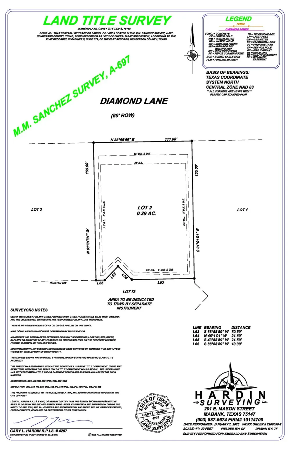 2 Diamond Lane Caney City, TX 75148