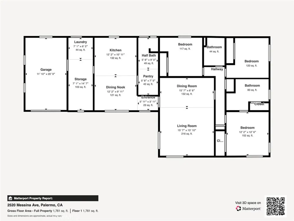 2520 Messina Palermo, CA 95968
