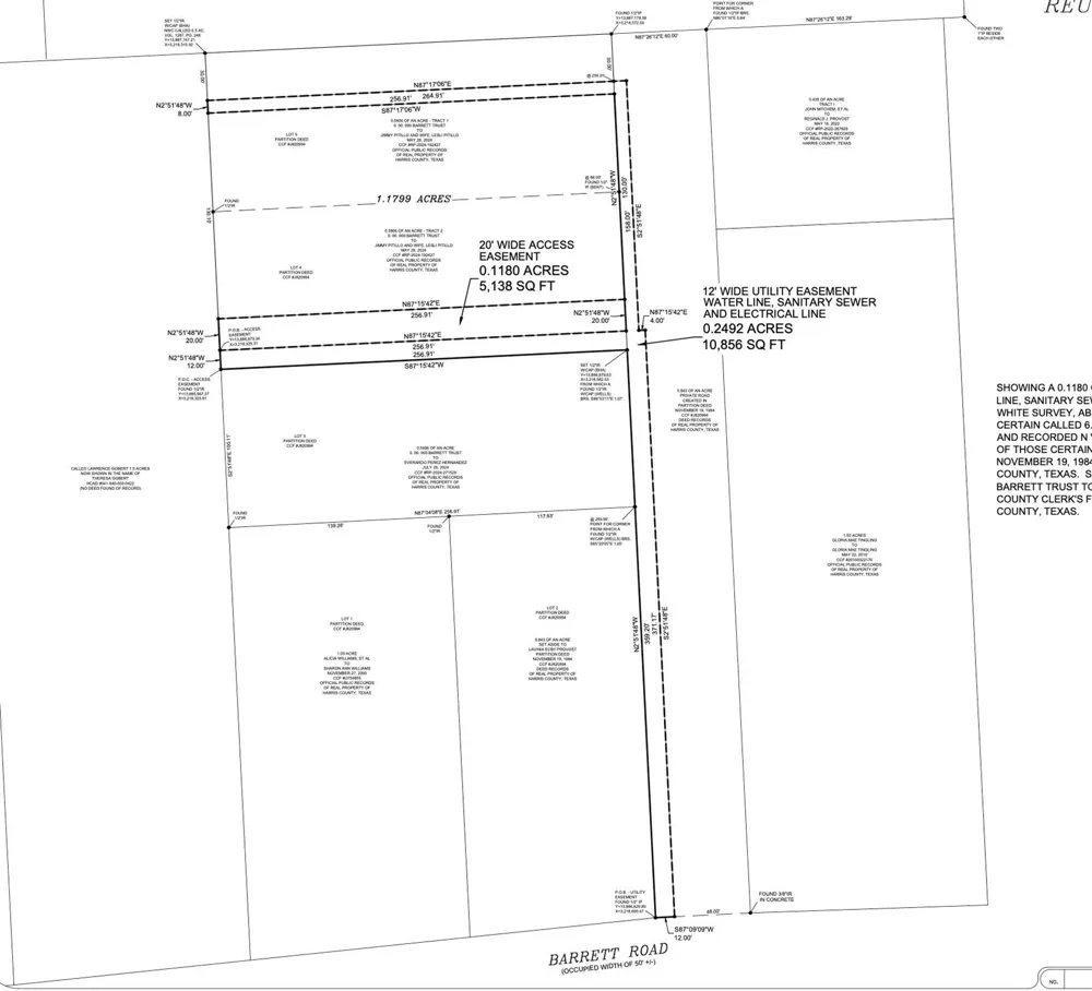 432 Barrett Lot 9 Road Crosby, TX 77532