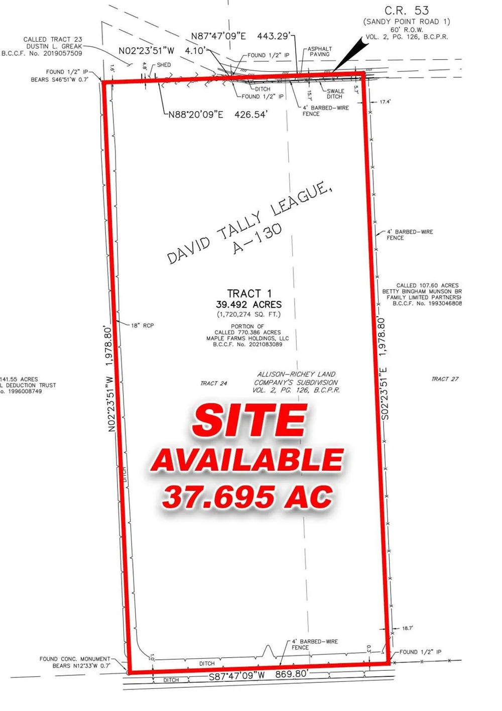 1 County Road 53 Rosharon, TX 77583