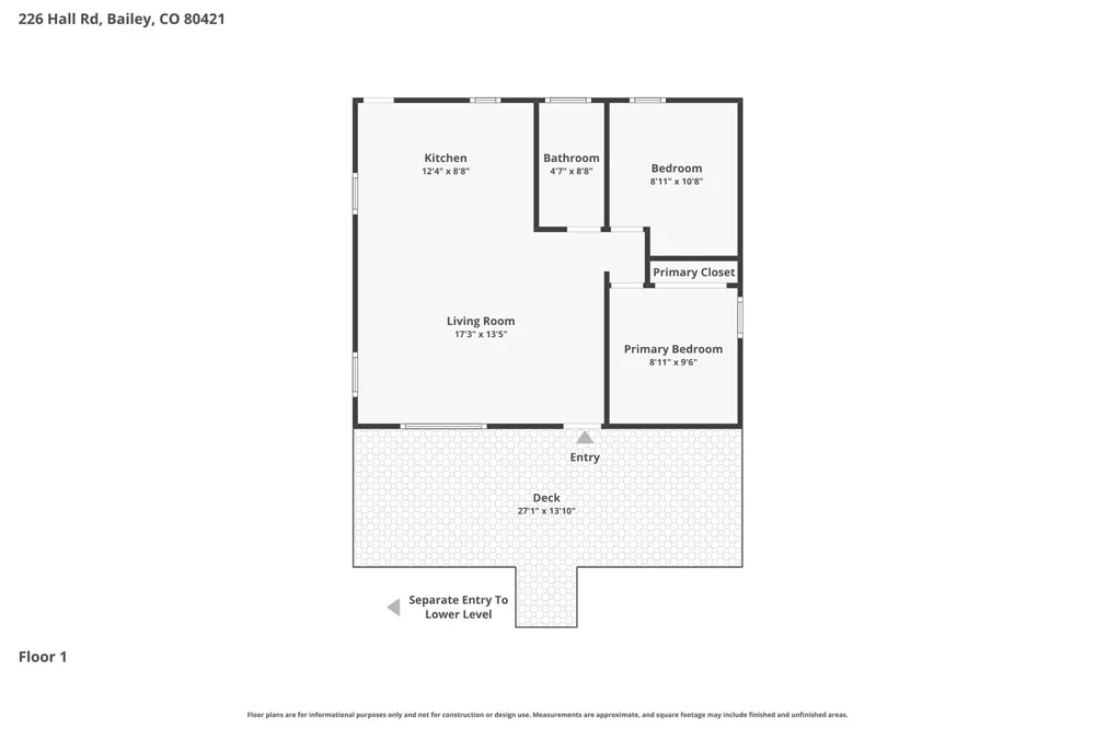 226 Hall Road Bailey, CO 80421