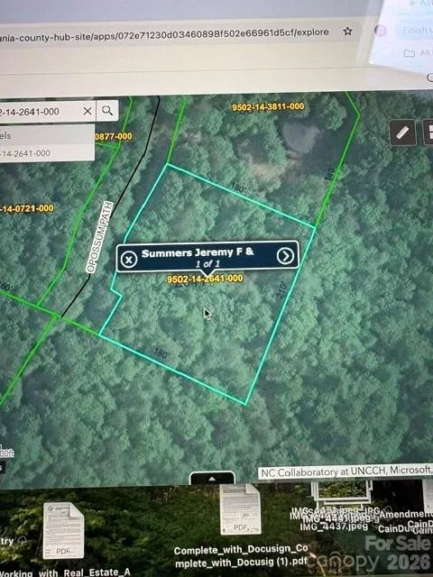 FR16 opossum Path #FR 16 Brevard, NC 28712