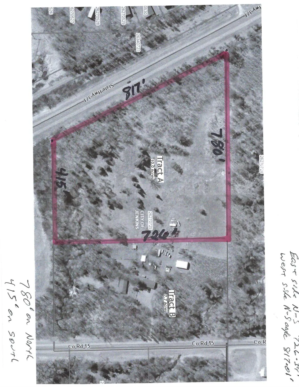 TBD (East side 371) Hwy 371 (East Side) Jenkins, MN 56472