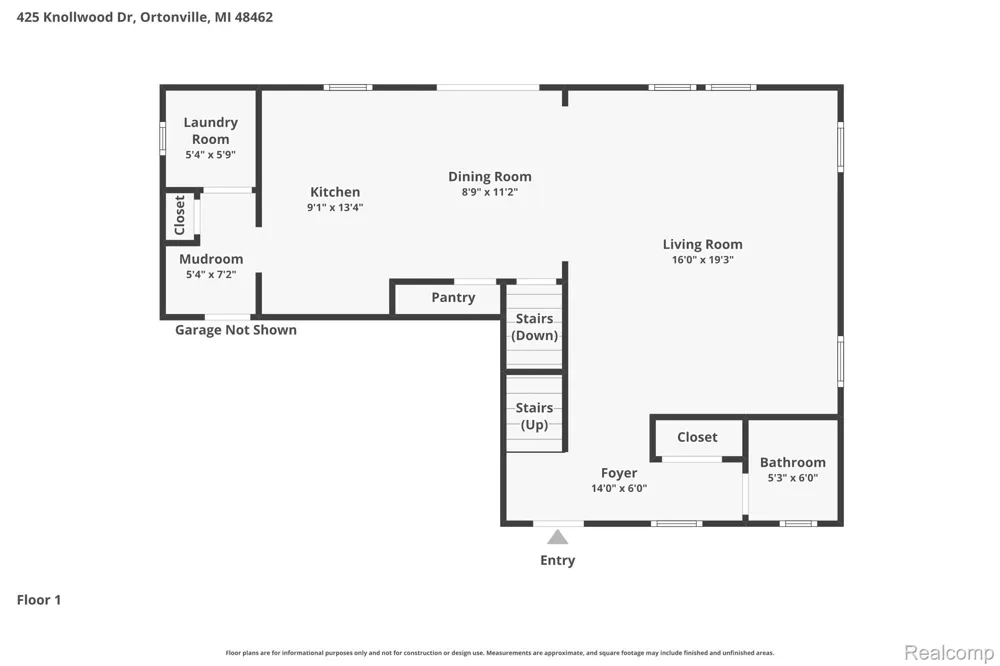425 Knollwood Drive Brandon Charter Township, MI 48462