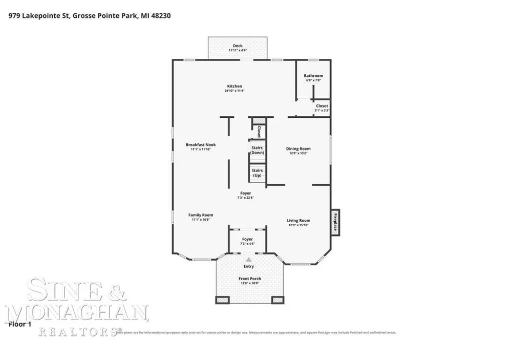 979 Lakepointe Street Grosse Pointe Park City, MI 48230