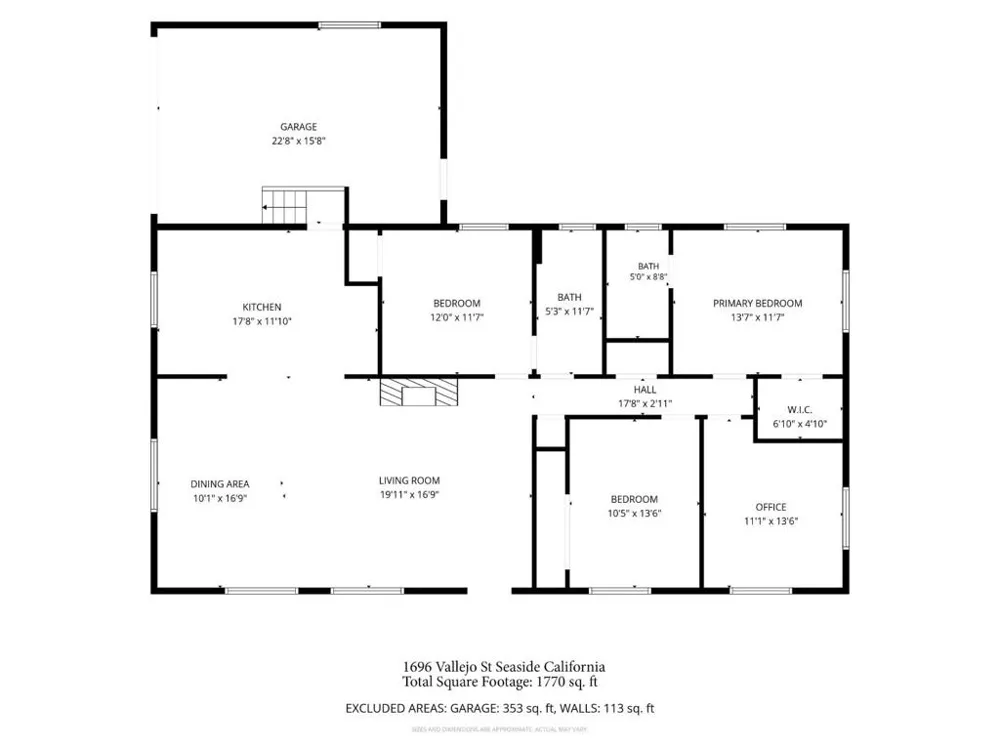 1696 Vallejo Street Seaside, CA 93955