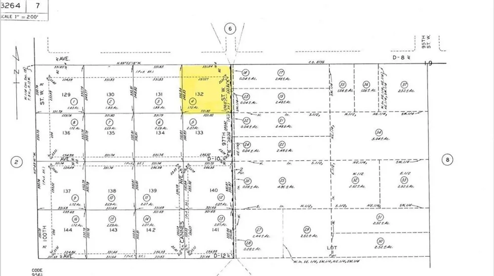 W Cor Avenue D8 97 Stw Antelope Acres, CA 93536