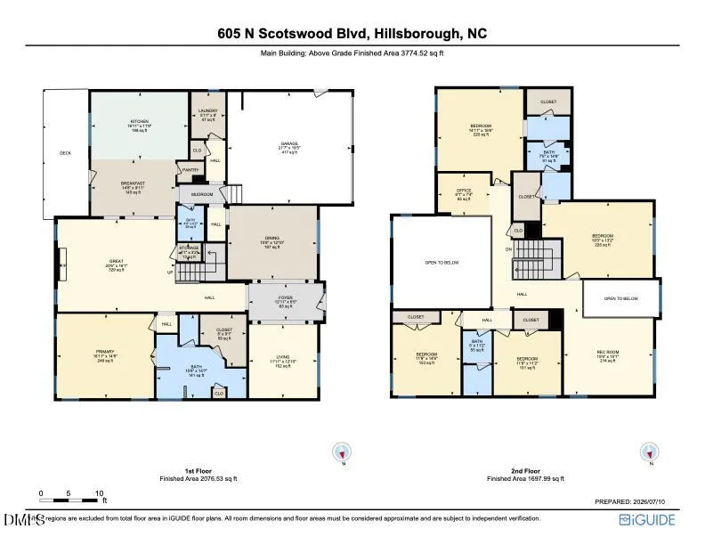 605 Scotswood Boulevard Hillsborough, NC 27278