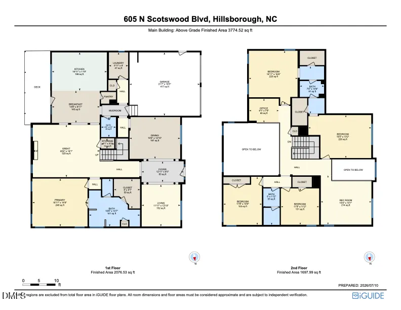 605 Scotswood Boulevard Hillsborough, NC 27278