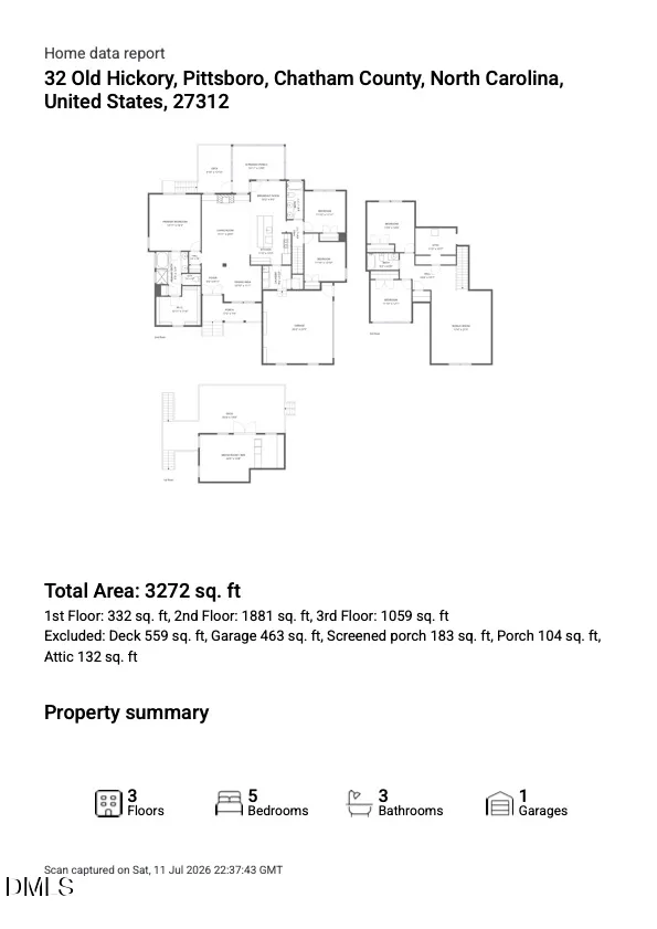 32 Old Hickory Pittsboro, NC 27312