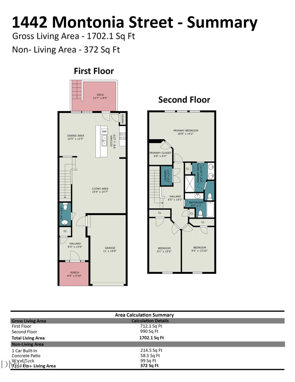 1442 Montonia Street Wake Forest, NC 27587