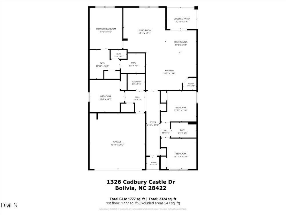 1326 Cadbury Castle Drive SE Bolivia, NC 28422