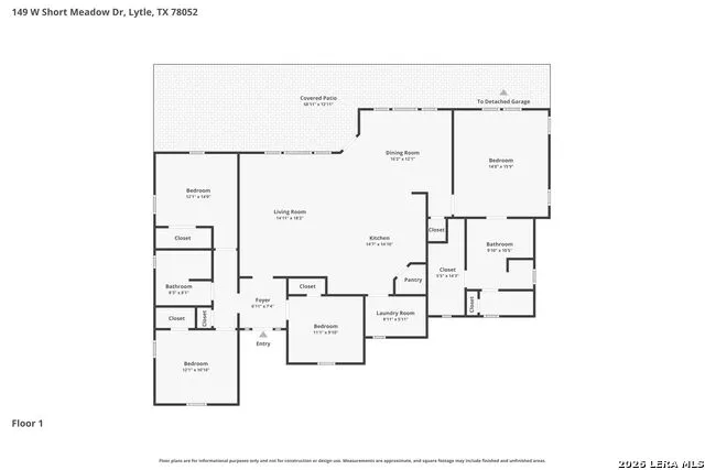 149 W Short Meadow Dr Lytle, TX 78052