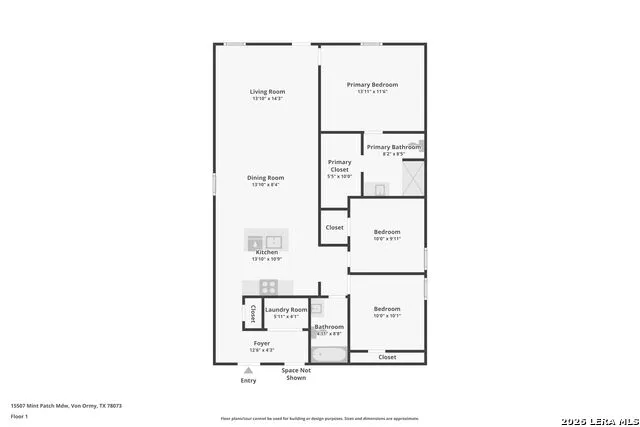 15507 Mint Patch Meadow Von Ormy, TX 78073