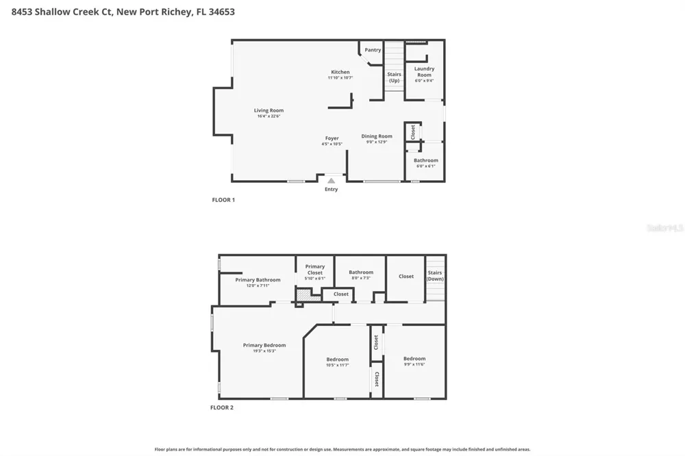 8453 SHALLOW CREEK COURT New Port Richey, FL 34653