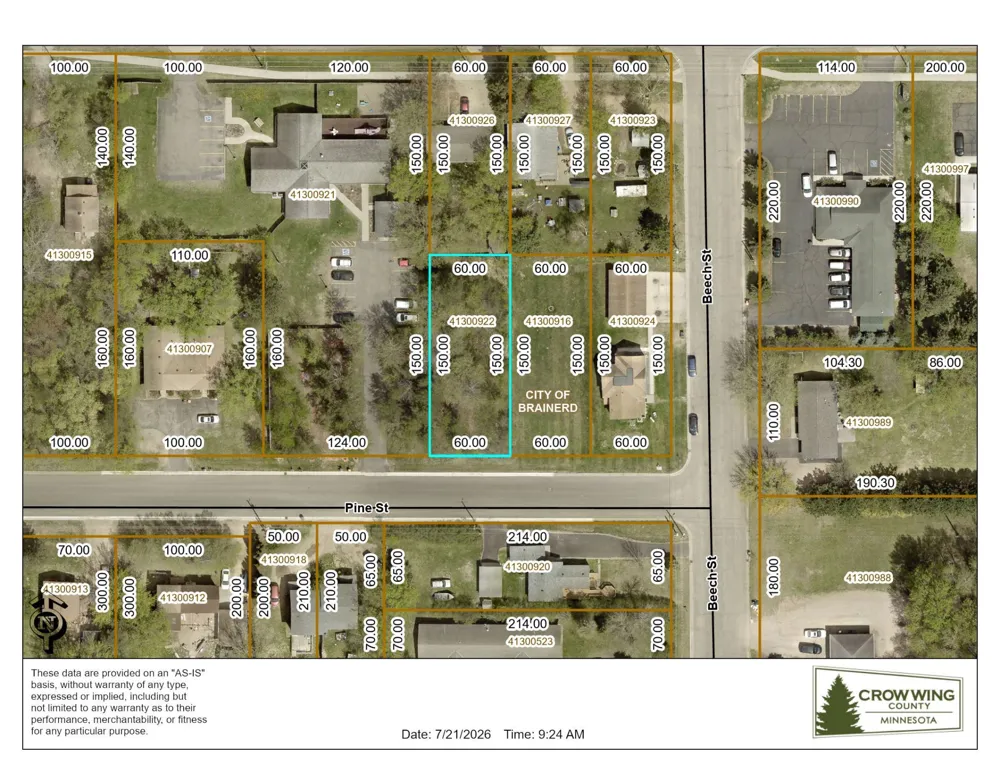 Lot 15 Pine Street Brainerd, MN 56401