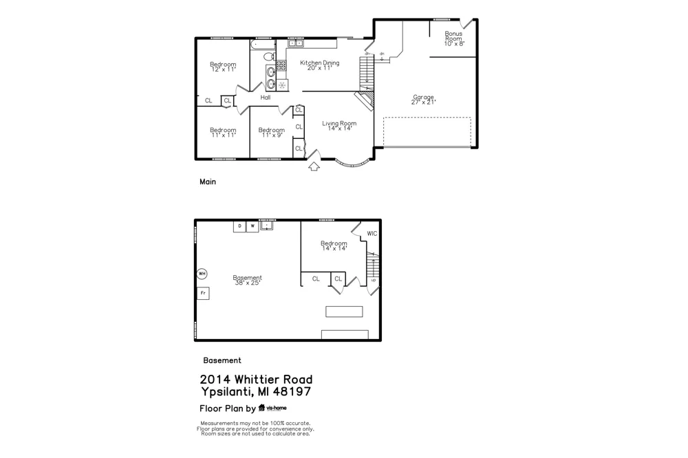 2014 Whittier Road Ypsilanti, MI 48197