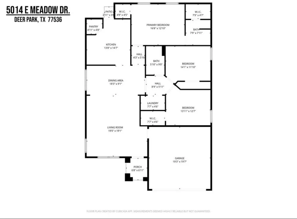 5014 E Meadow Drive Deer Park, TX 77536