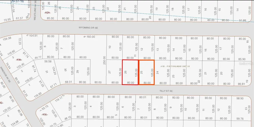 1643 & 1651 TILLY STREET SE Palm Bay, FL 32909