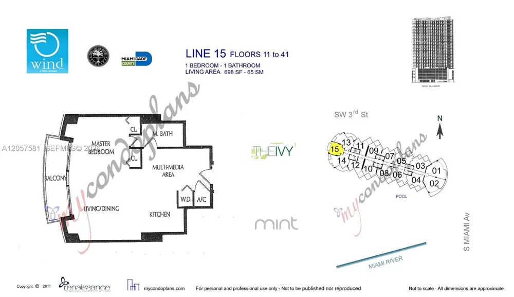 350 S Miami Ave #1515 Miami, FL 33130