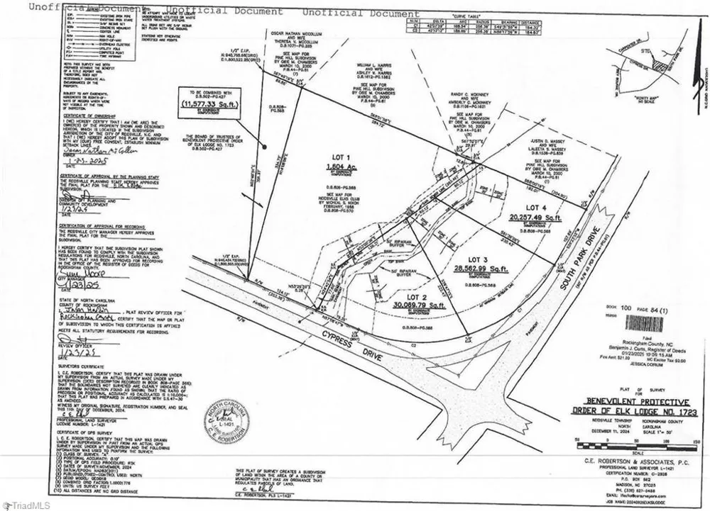 Lot 3 South Park Drive Reidsville, NC 27320