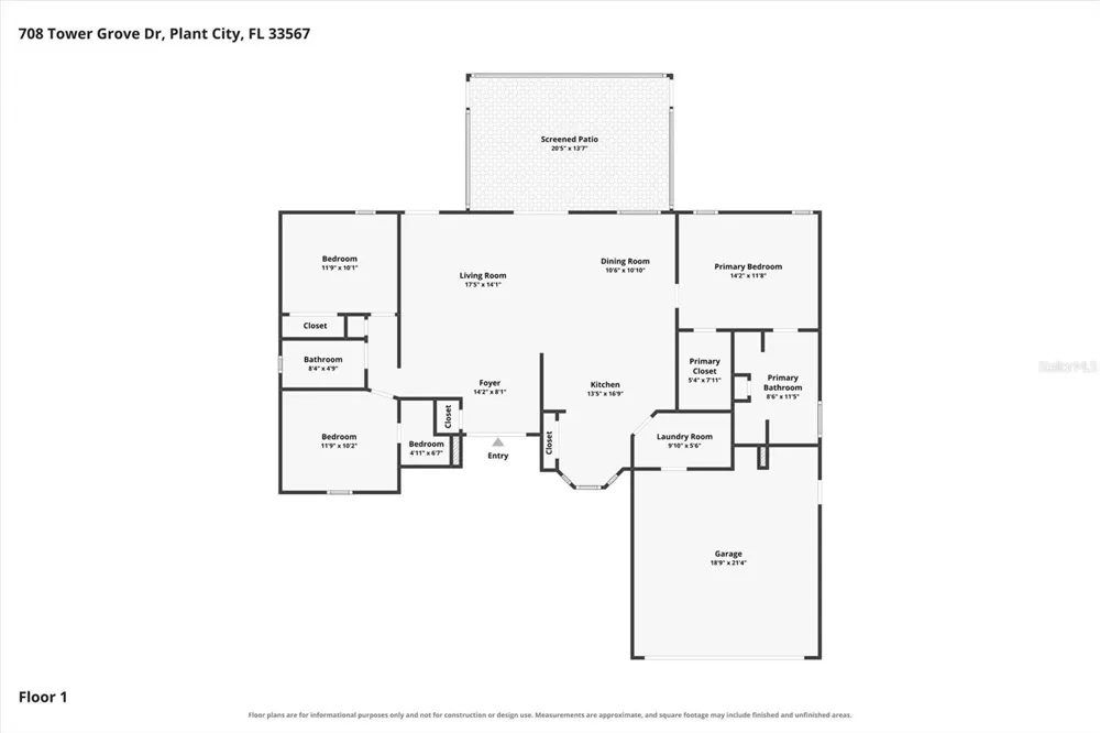 708 TOWER GROVE DRIVE Plant City, FL 33567
