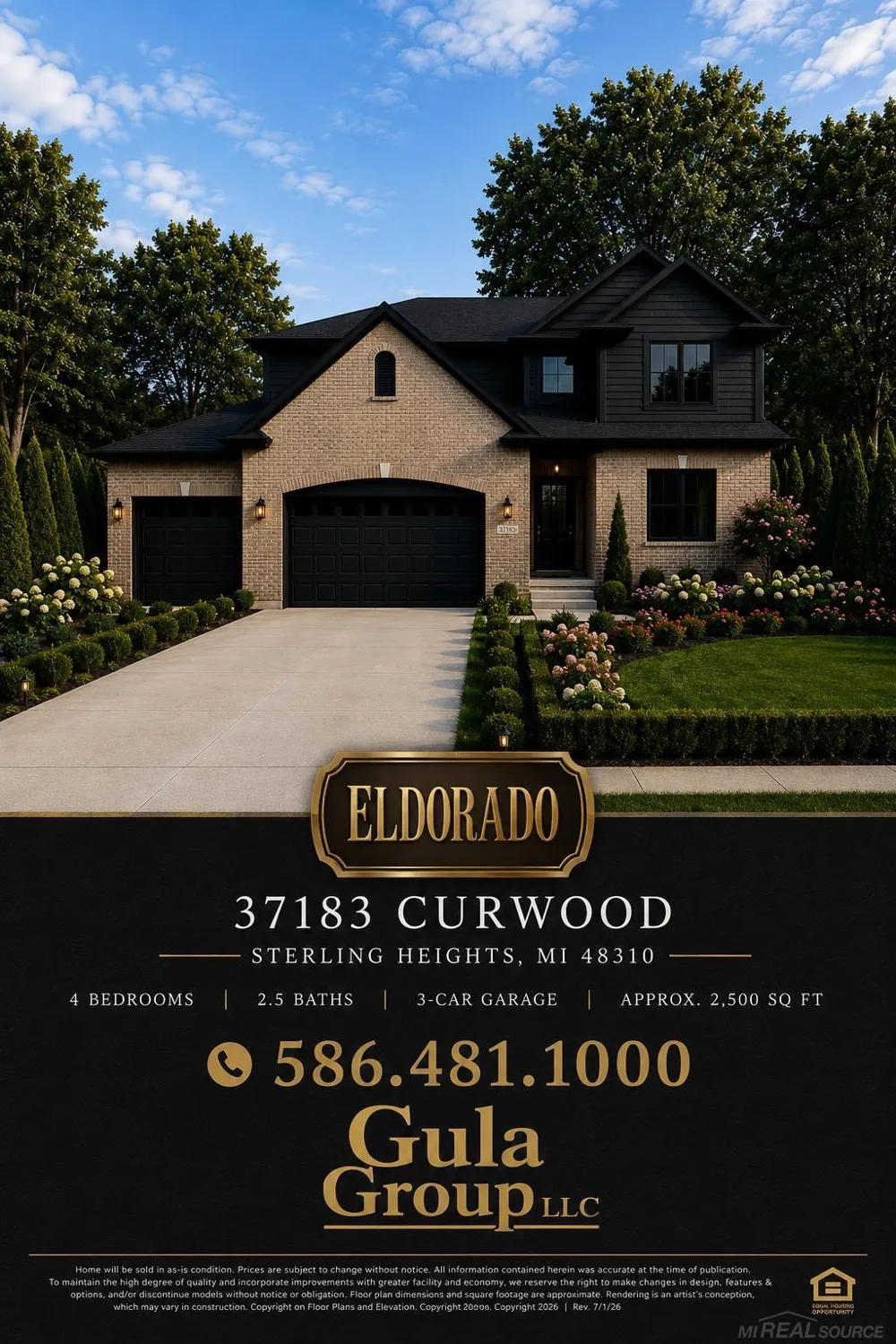 37183 Curwood Drive Sterling Heights City, MI 48310