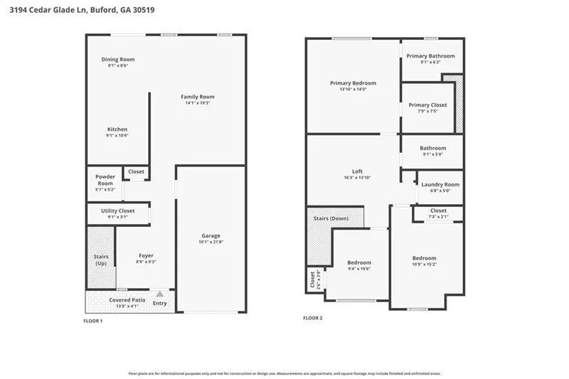 3194 Cedar Glade Lane #3194 Buford, GA 30519