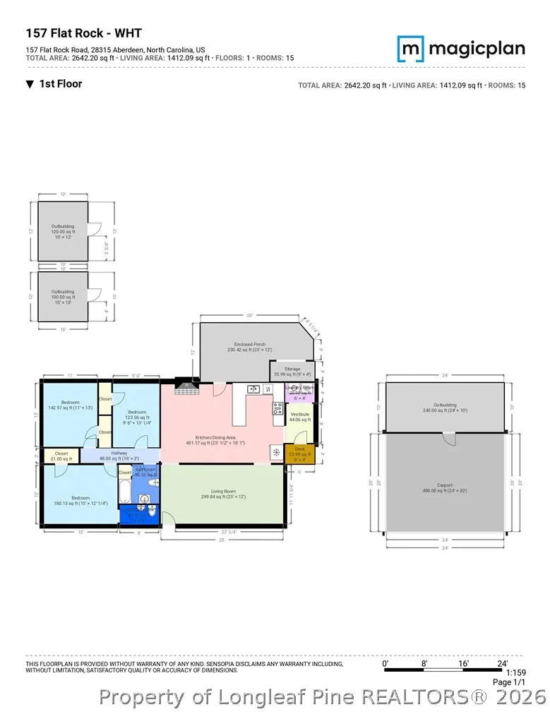 157 Flat Rock Lane Aberdeen, NC 28315