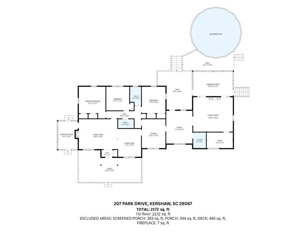 207 Park Drive Kershaw, SC 29067