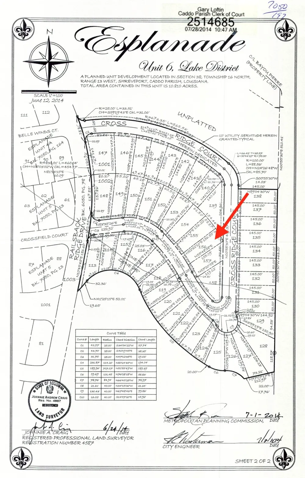 Cross Ridge Court Lot #156 Shreveport, LA 71106