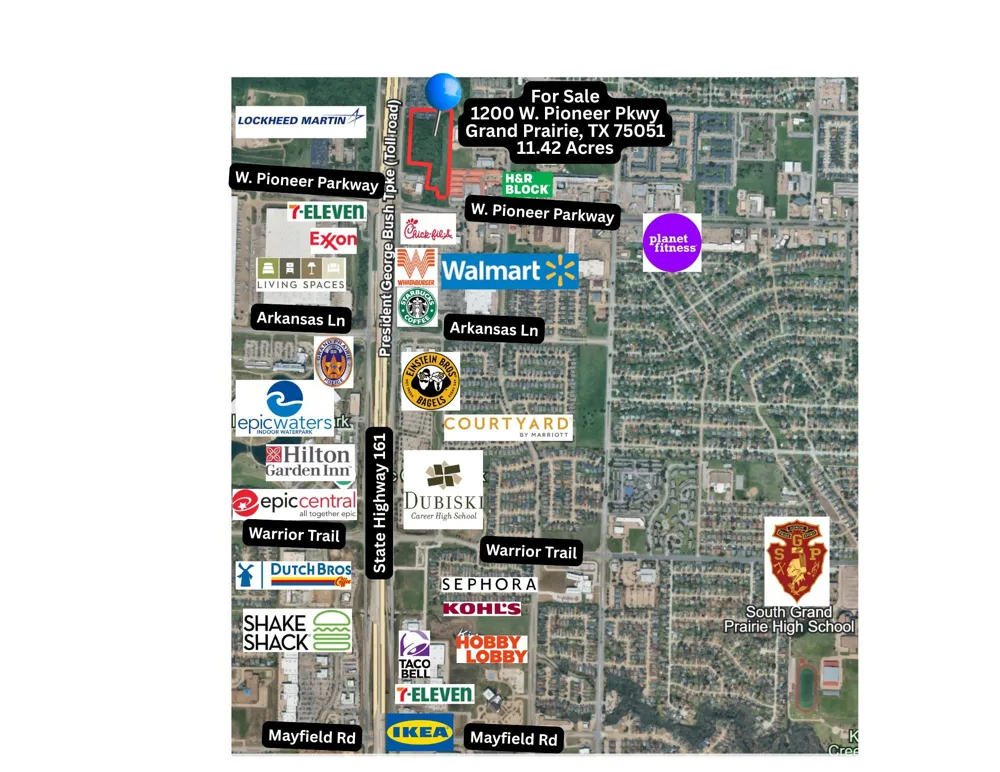 1200 W Pioneer Parkway Grand Prairie, TX 75051