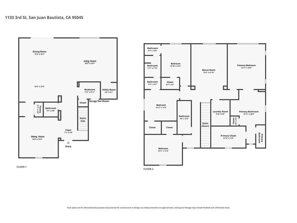 1133 Third Street San Juan Bautista, CA 95045