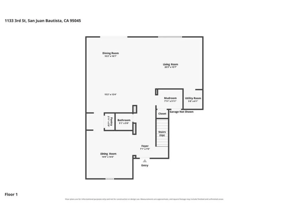 1133 Third Street San Juan Bautista, CA 95045