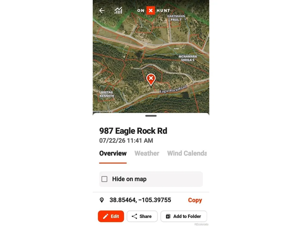 987 Eagle Rock Road Florissant, CO 80816